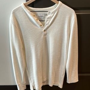 White Henley never worn